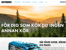 Tablet Screenshot of eco-tracks.se