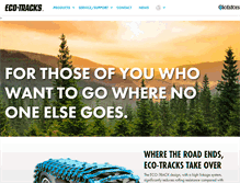 Tablet Screenshot of eco-tracks.com